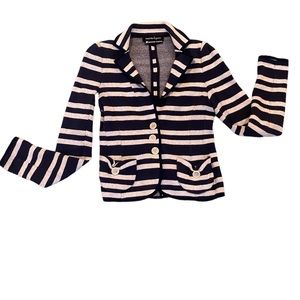 Nanette Lepore, Bergdorf Goodman, relaxed striped blazer, size Small